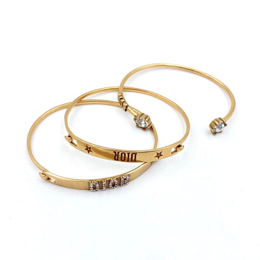 18K Gold Dior Revolution Three In One Bracelets