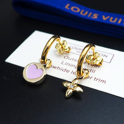 18K Louis Iconic Heart Earrings