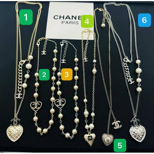 18K CC Pearl Necklace Collection Three