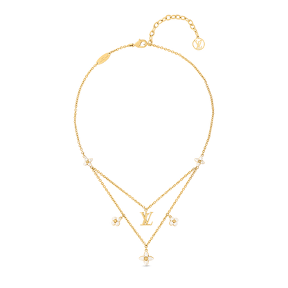 18K Louis Floragram Necklace