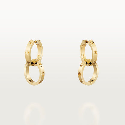 18K Love Earrings