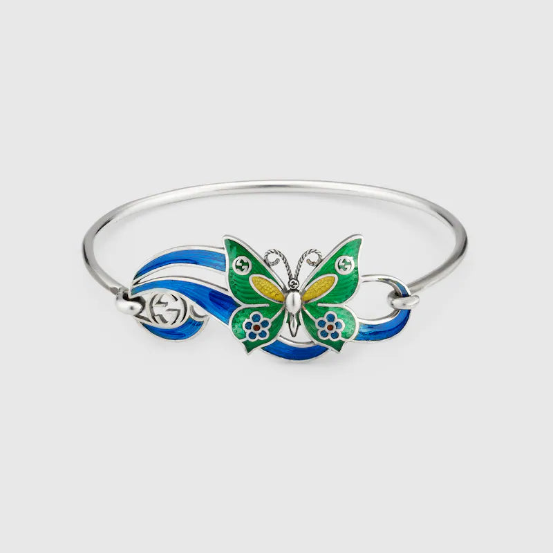 Gucci Interlocking G & Butterfly Bracelet