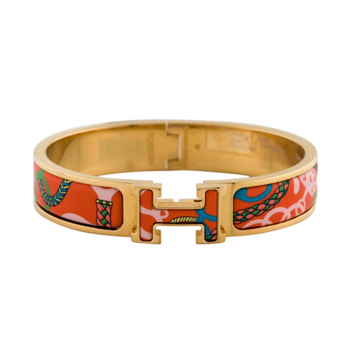 Bracelet Clic H Panoplie Equestre Rouge 18K