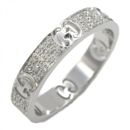 Bague Double G Icon 18 carats entièrement diamants