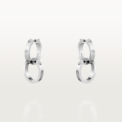 18K Love Earrings