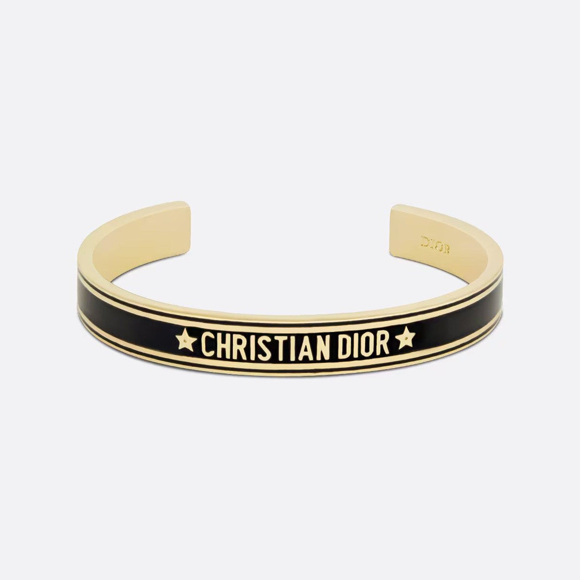 18K Dior Black Code Bangle Bracelet