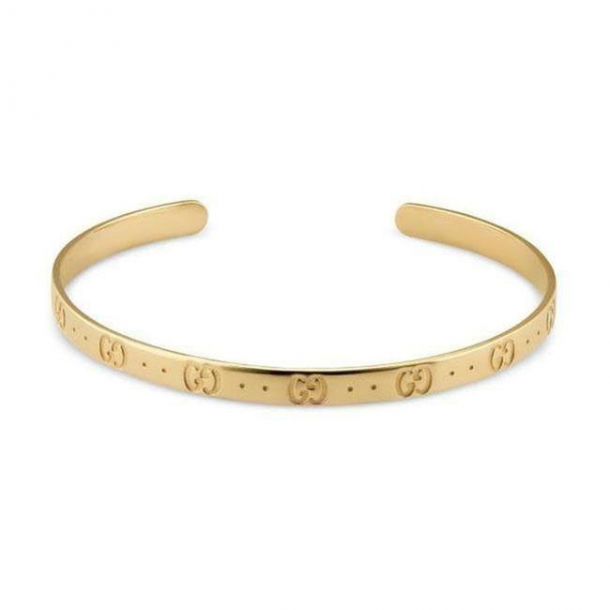 18K Gucci Icon Open Cuff Bracelet