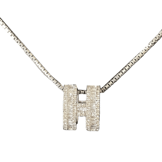 18K H Diamonds Necklace