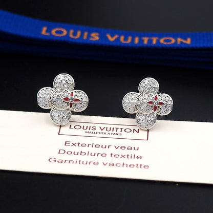 Boucles d'oreilles diamant Louis Vivienne 18 carats