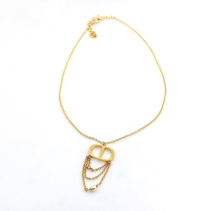 18K Petit CD Necklace