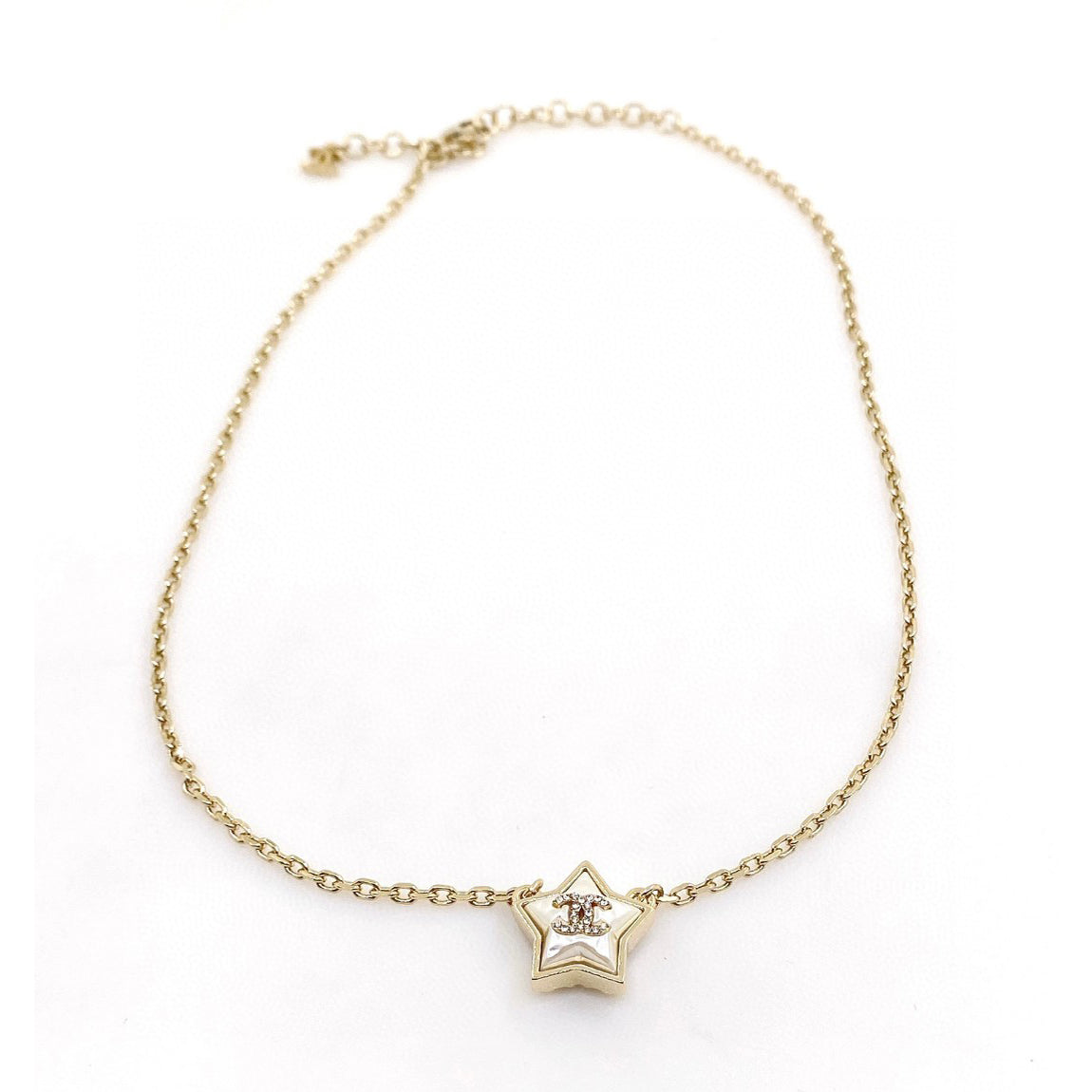 18K CHANEL Star Pearl Necklace