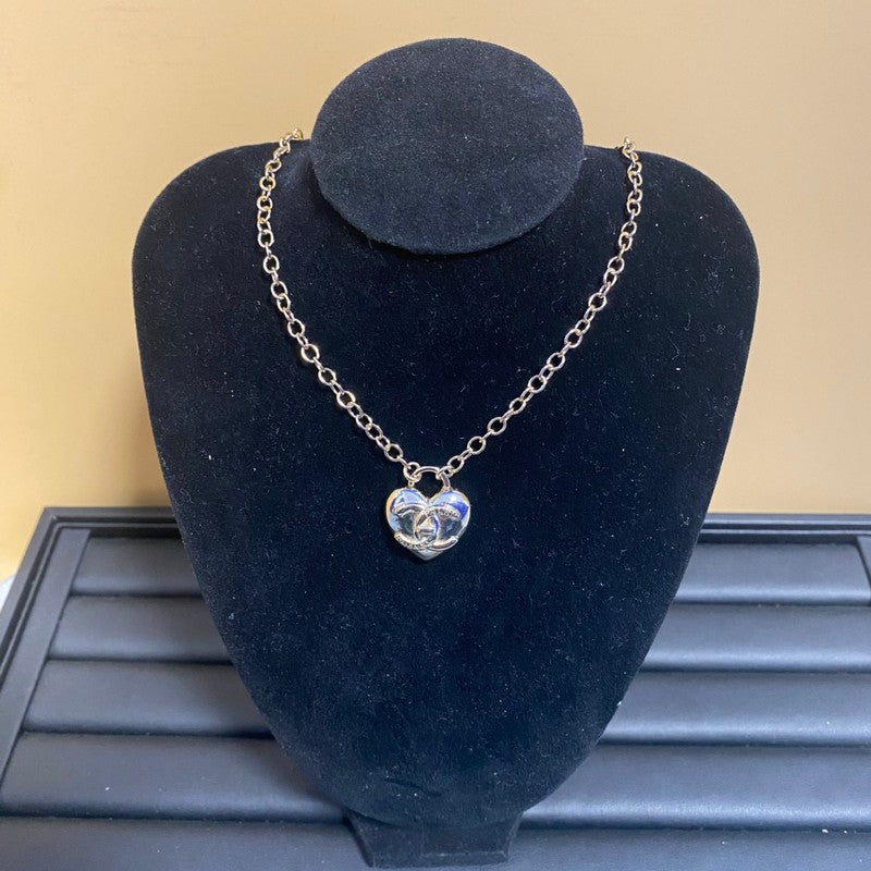 CC Heart Gold Necklace