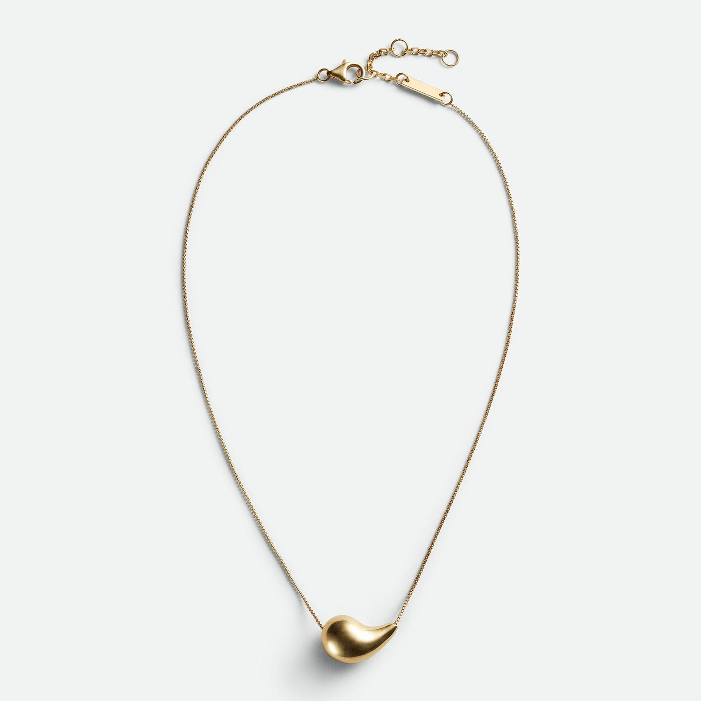 18K Bottega Veneta Drop Pendant Necklace