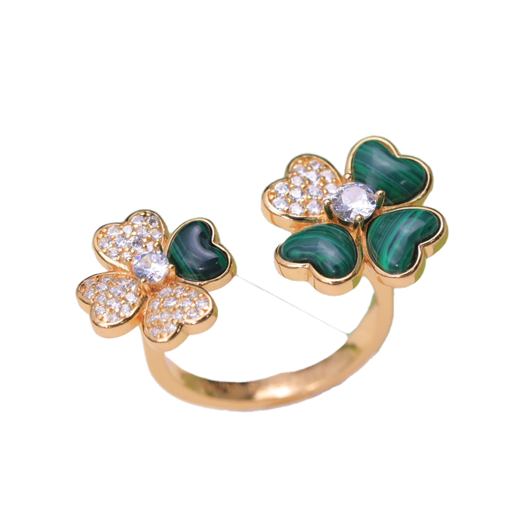 18K Van Cleef & Arpels VCA Cosmos Between the Finger Diamond Ring