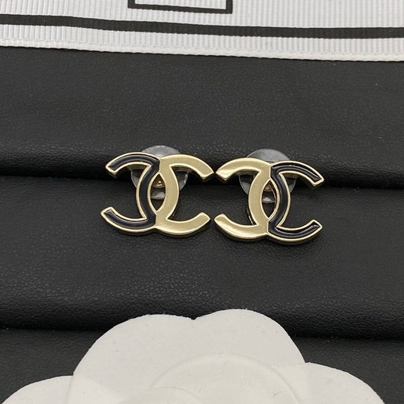 CC Black & Gold Earrings