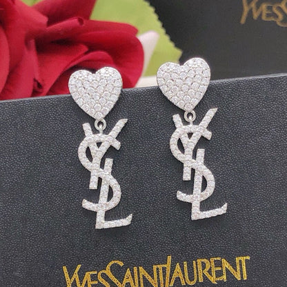 Boucles d'oreilles diamants Saint-Cœur 18 carats