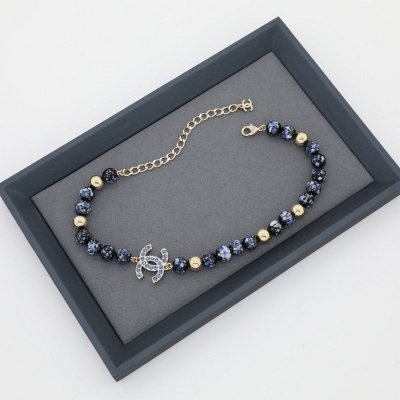 CC Blue Pearl Necklace