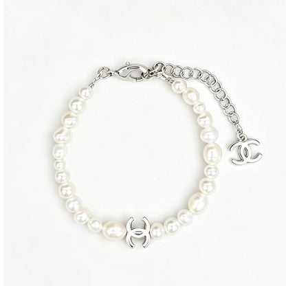 18K CC 26C Pearl Gold Bracelet