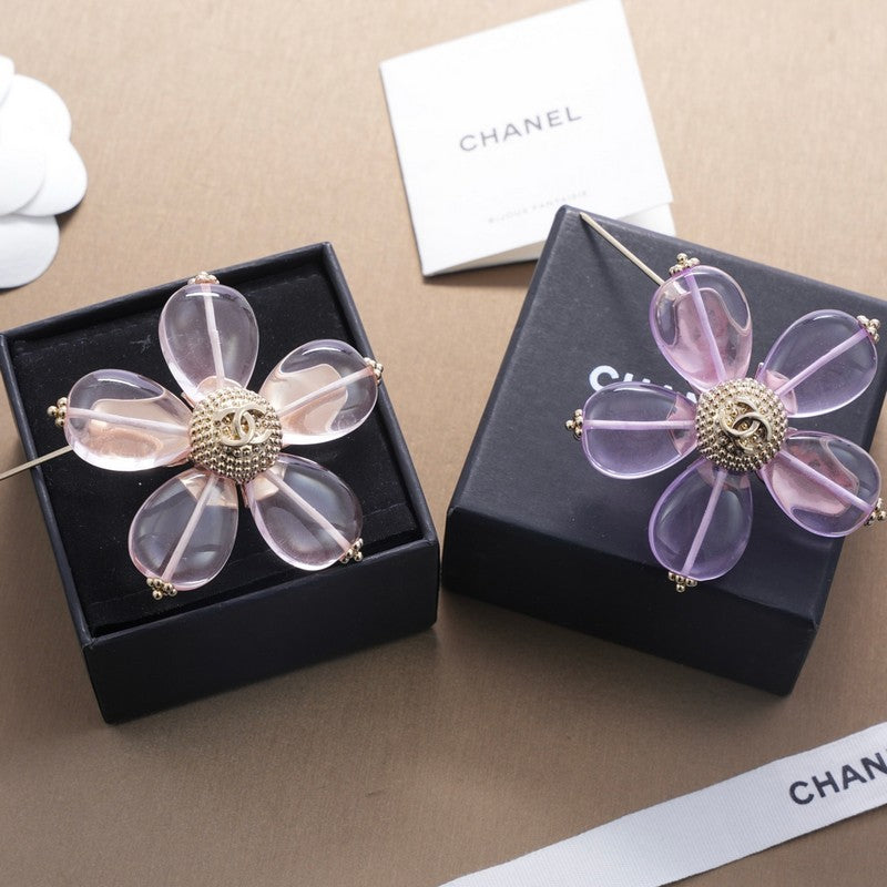 CC Pink & Purple Brooch