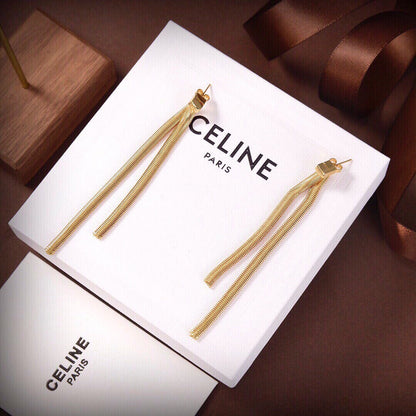 18K Triomphe Tassel Earrings