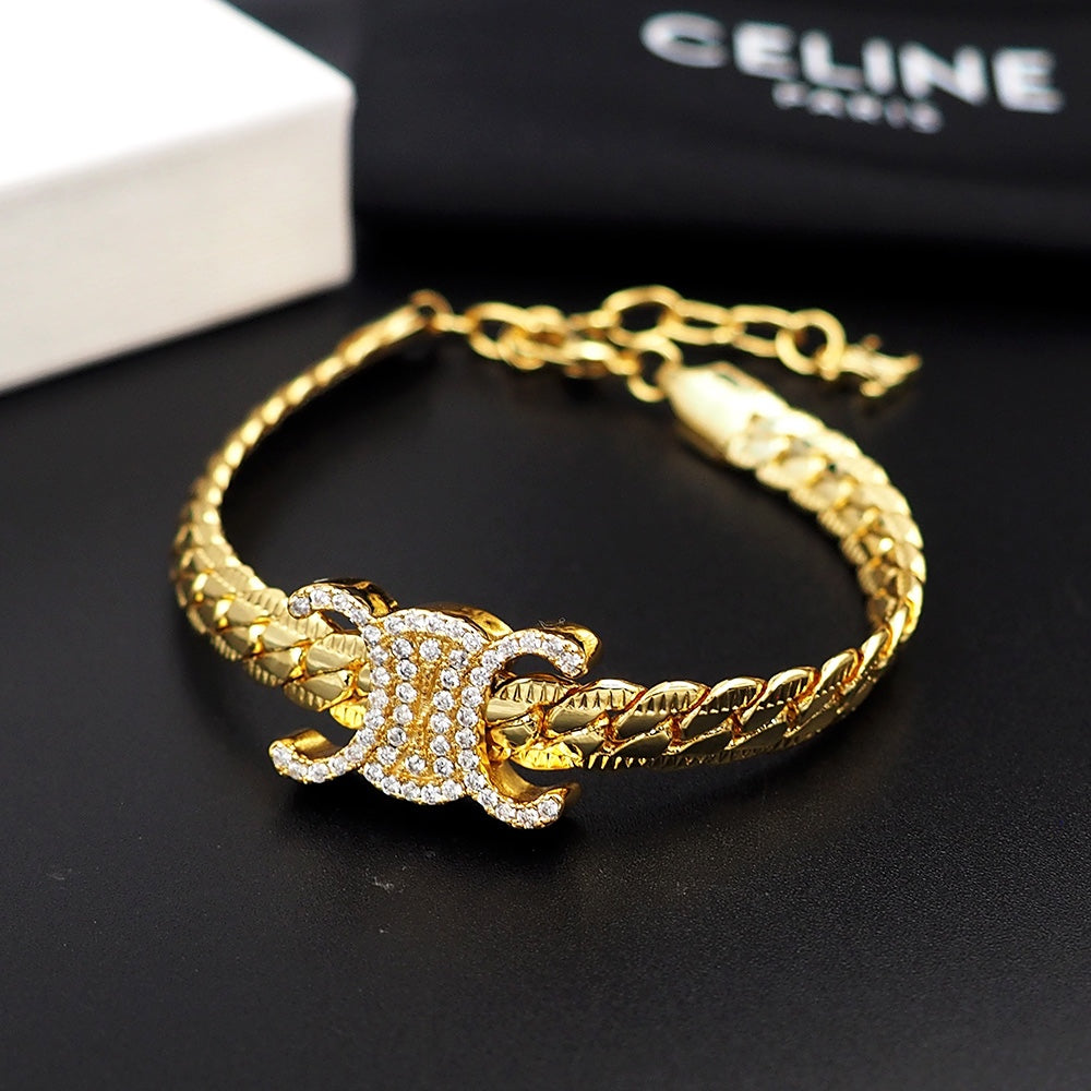 18K Triomphe Diamonds Bracelet