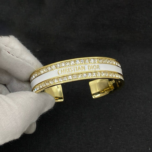 18K CD White Diamond Bracelet