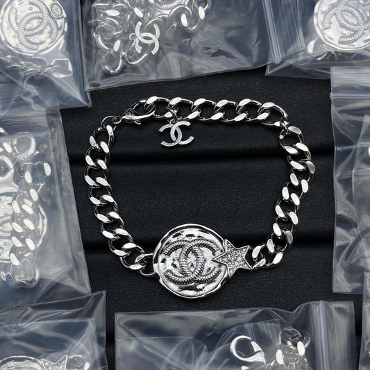 18K CHANEL CC Chain Bracelet