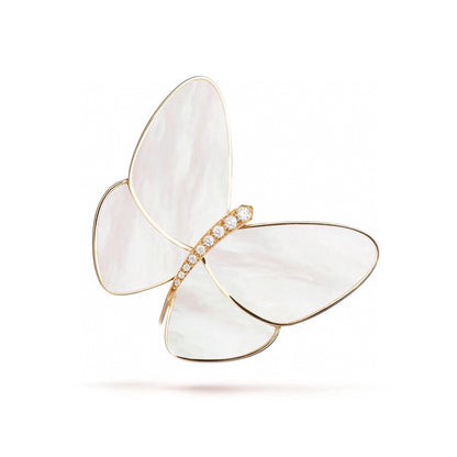 18K Van Cleef & Arpels Butterfly Brooch