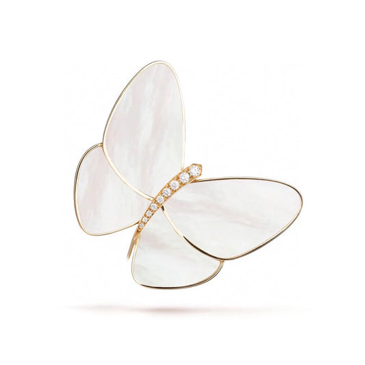 18K Van Cleef & Arpels Butterfly Brooch