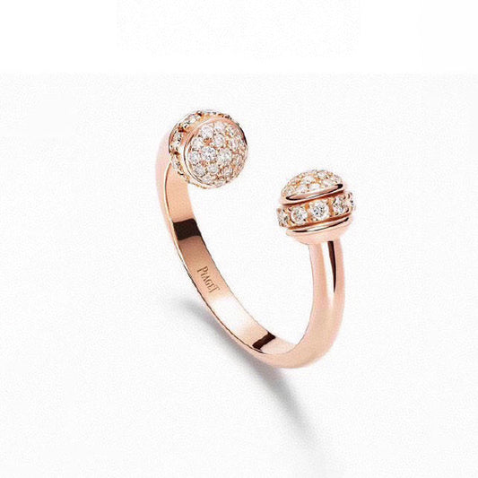 18K Open Rose Gold Ring