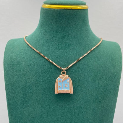 18K Louis Dress Gold Necklace