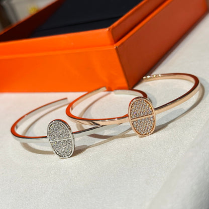 18K Chaine d'Ancre Verso H Bracelet