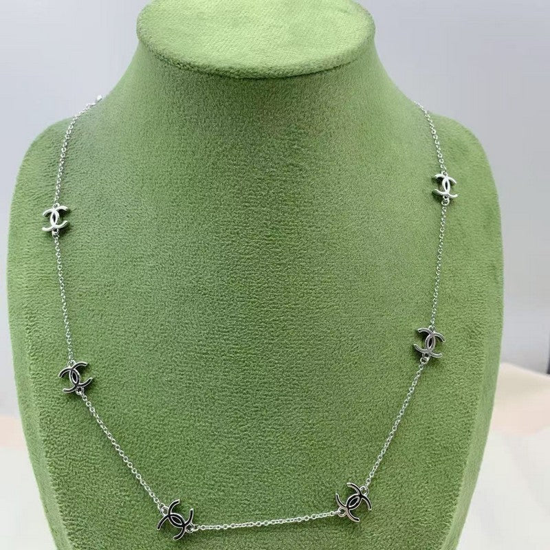 18K CC Gold Necklace