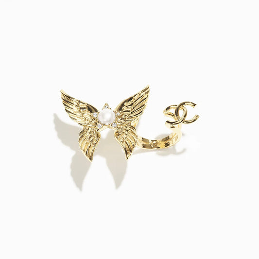 18K Chanel Butterfly Open Ring