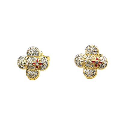 Boucles d'oreilles diamant Louis Vivienne 18 carats