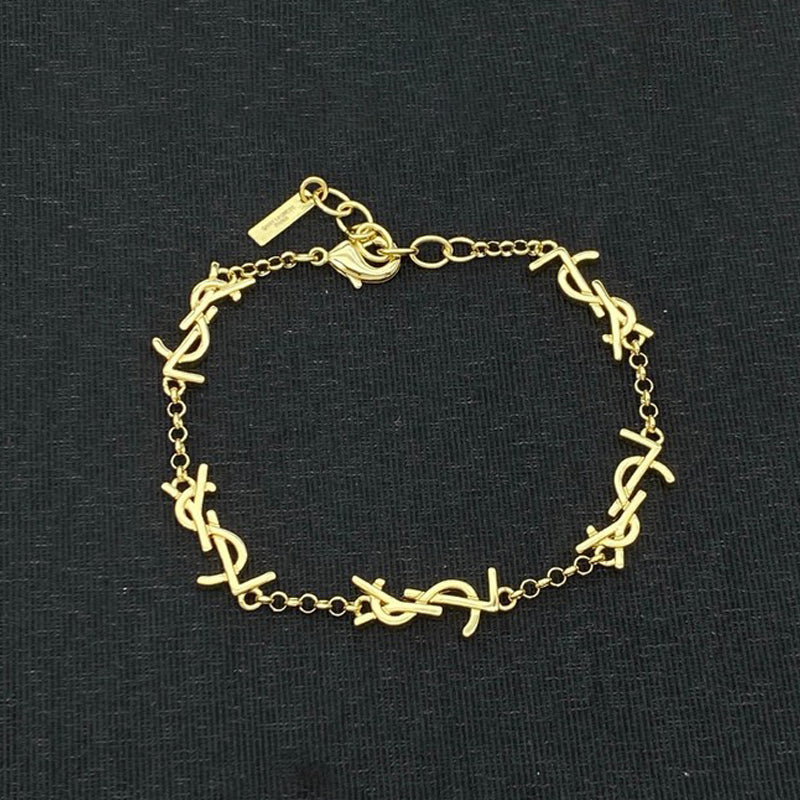 18K Saint Gold Chain Bracelet
