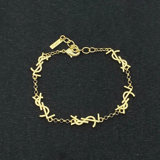 18K Saint Gold Chain Bracelet