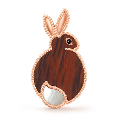 18K Van Cleef & Arpels Lucky Animals Rabbit Clip Brooch