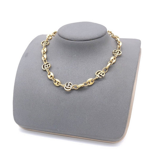 18K GG Interlocking G Twist Chain Necklace