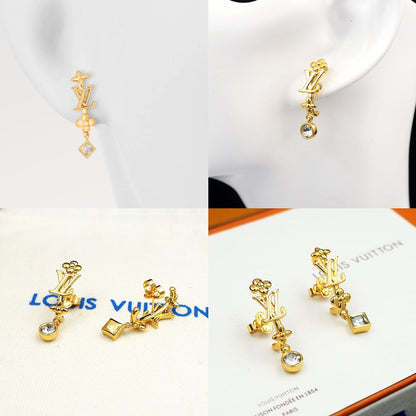 Boucles D'oreilles Louis Dans Le Ciel 18 Carats