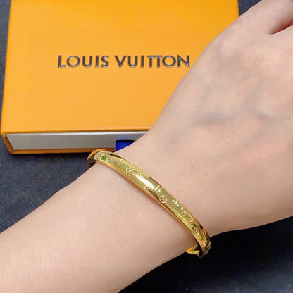 Bracelet monogramme Louis 18 carats