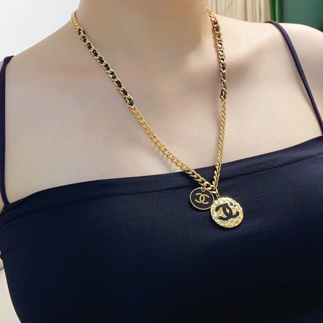 18K CC Yellow Gold Necklace