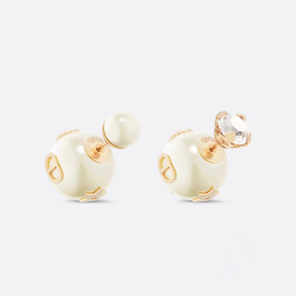 18K Dior Tribales Pearl Earrings