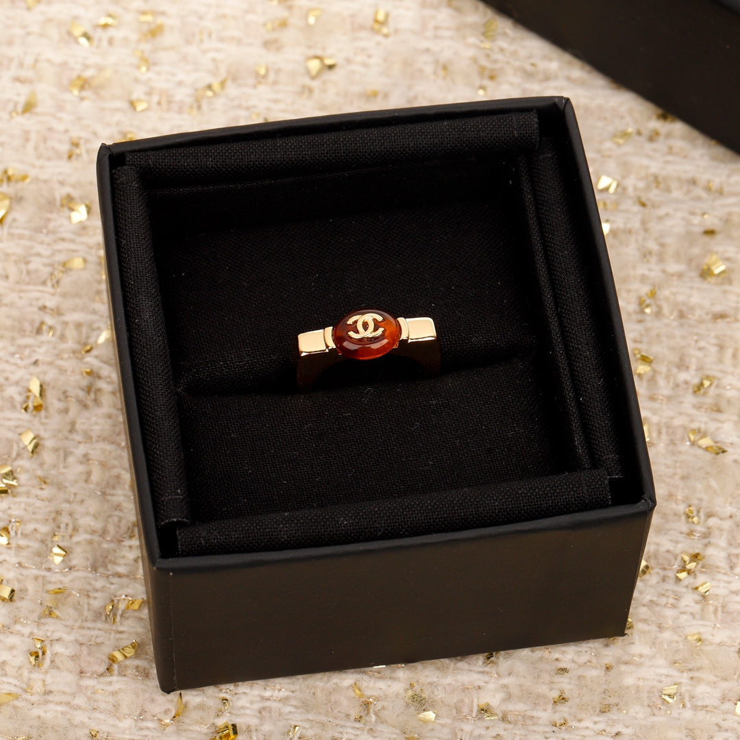 18K CC Red Ring