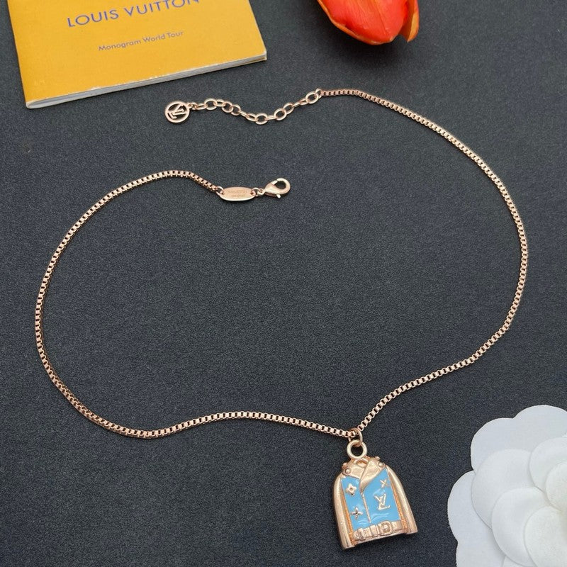 18K Louis Dress Gold Necklace