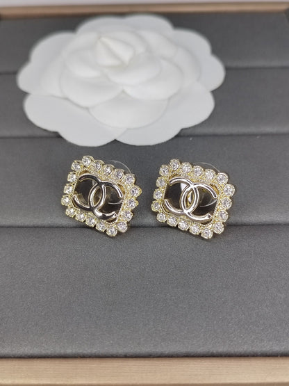 Boucles d'oreilles diamants CC 18 carats