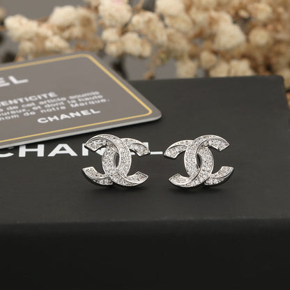 18K CC Diamonds Earrings