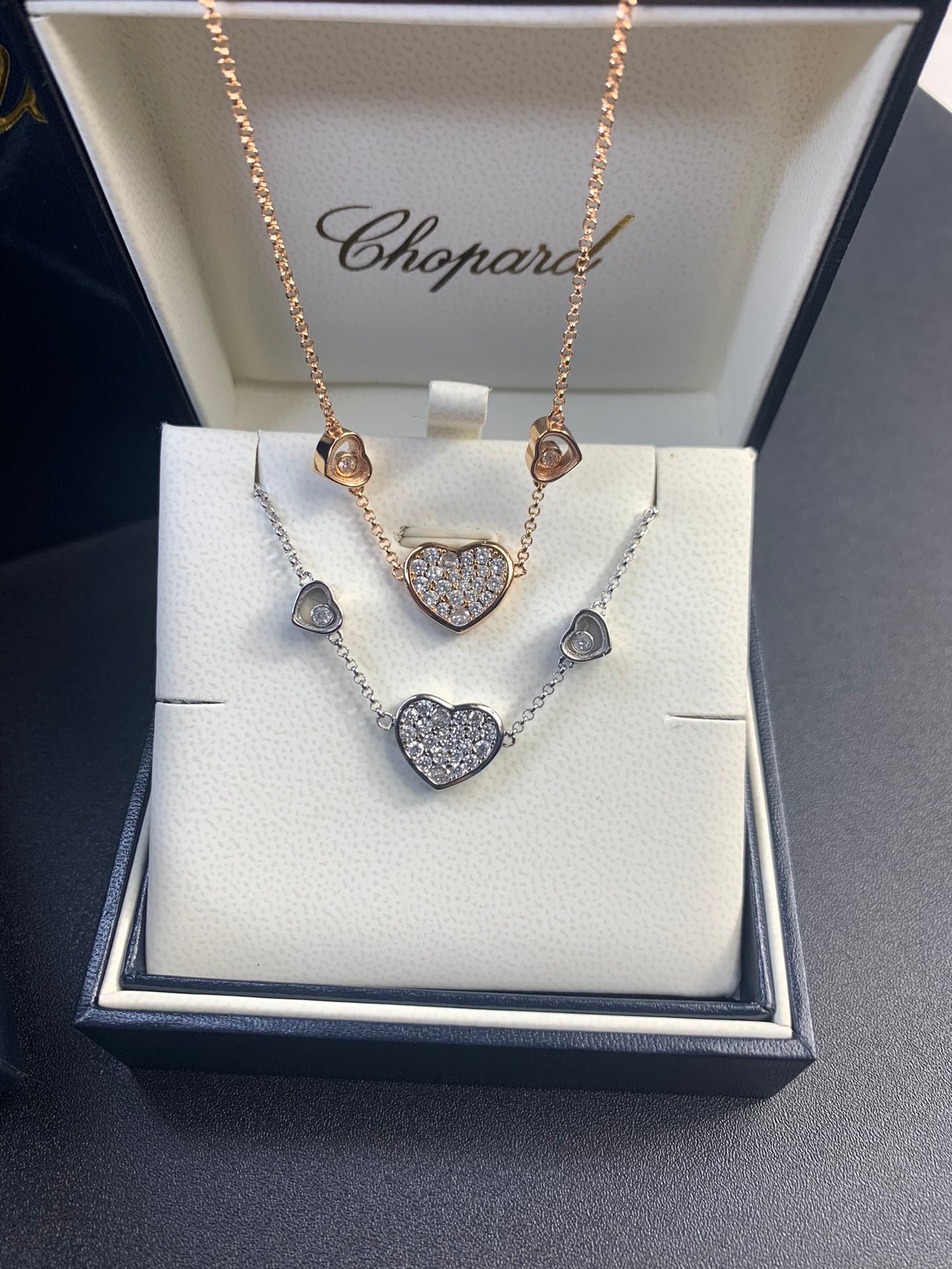 Collier diamants Happy Heart 18 carats