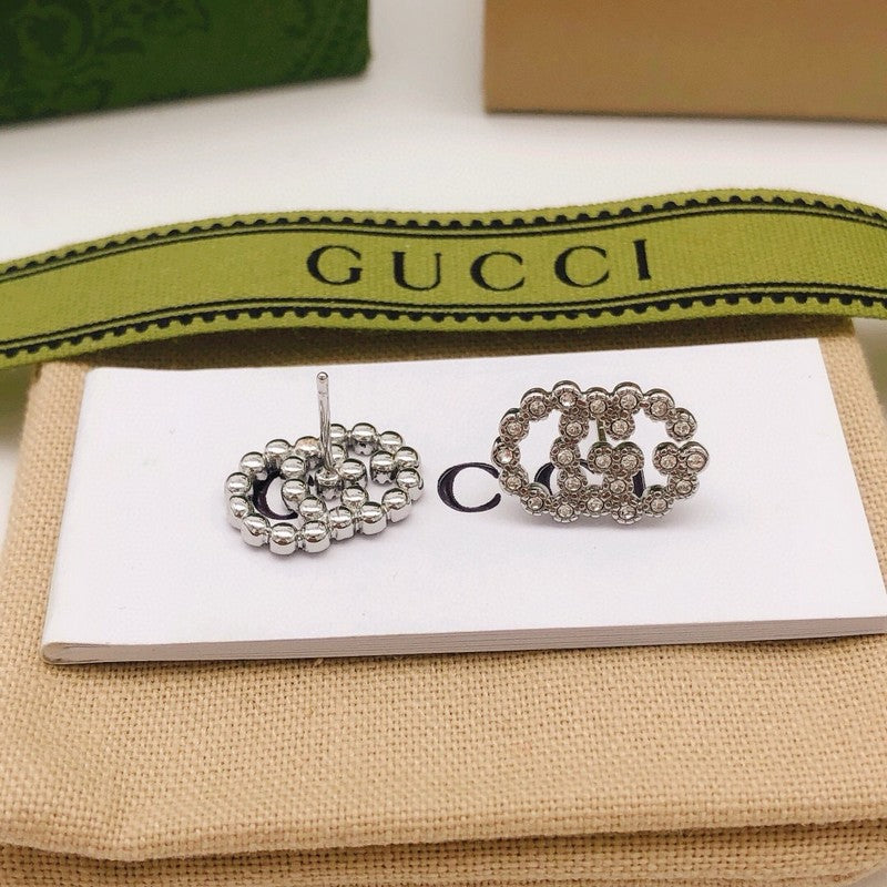 GG Pave Diamond Earrings
