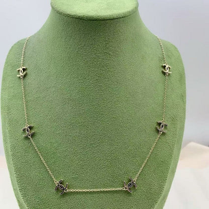 18K CC Gold Necklace